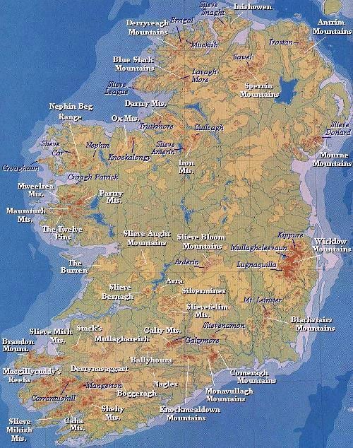зураг ирланд уулс