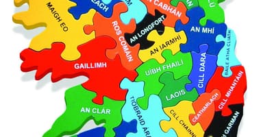 Газрын зураг газрын зураг ирланд зэрэг gaeilge