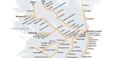 Галт тэрэгний аялал жуулчлалын ирландад зураг