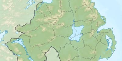 Газрын зураг нь бодит зураг умард ирланд