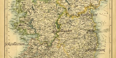 Эртний газрын зураг ирланд